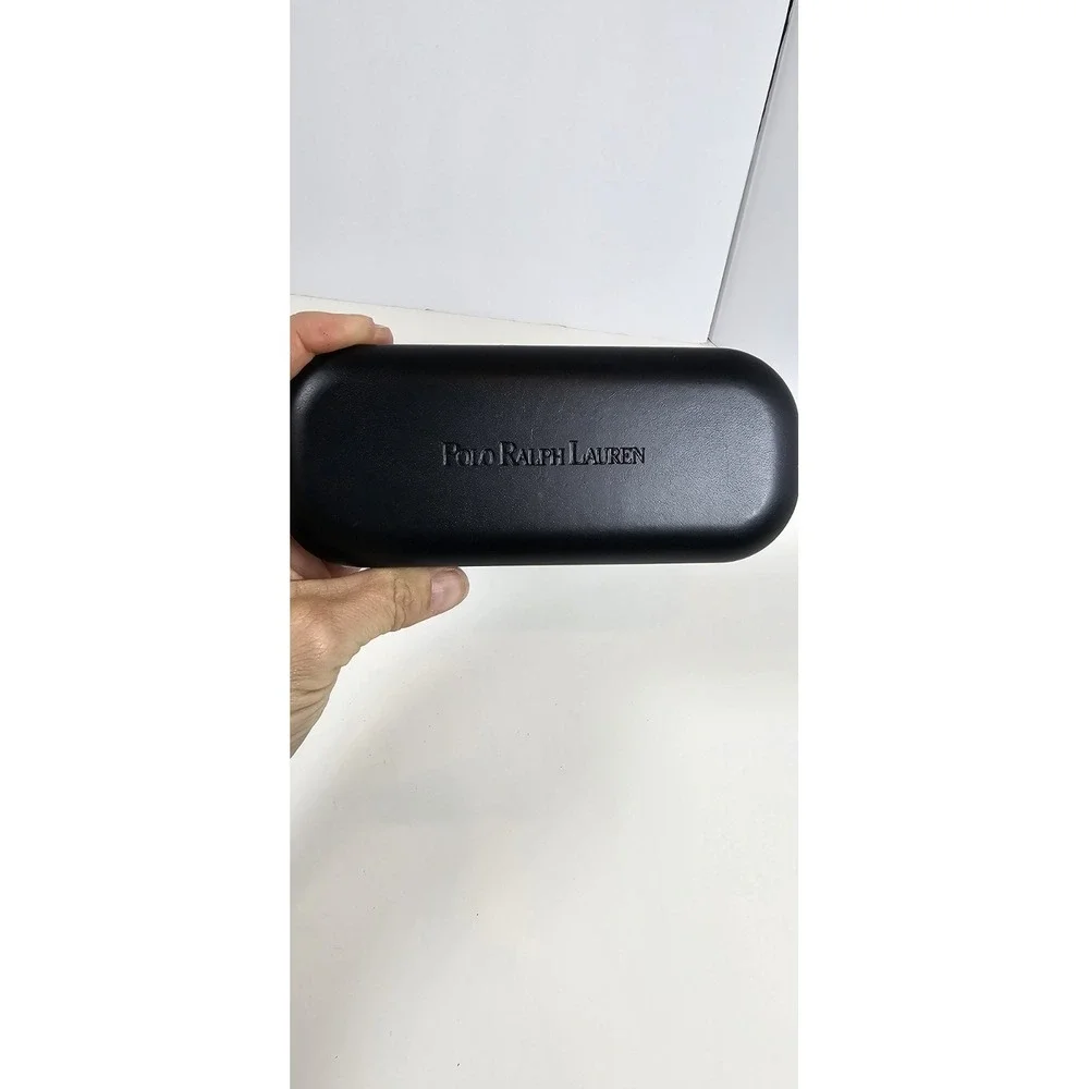 Polo Ralph Lauren Black Clamshell Hard Sunglasses Pony Eyeglasses CASE ONLY